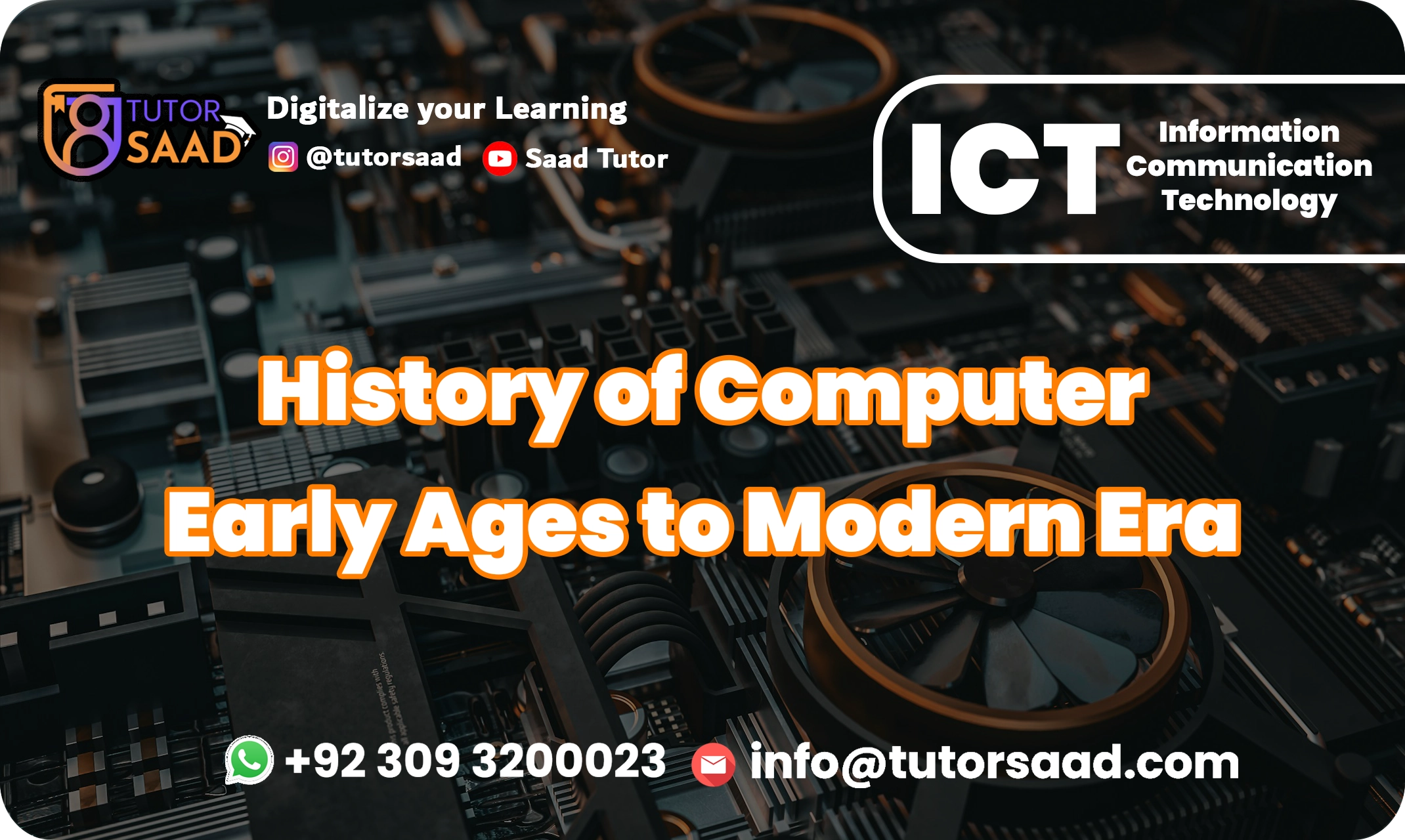 History of Computer - Tutor Saad