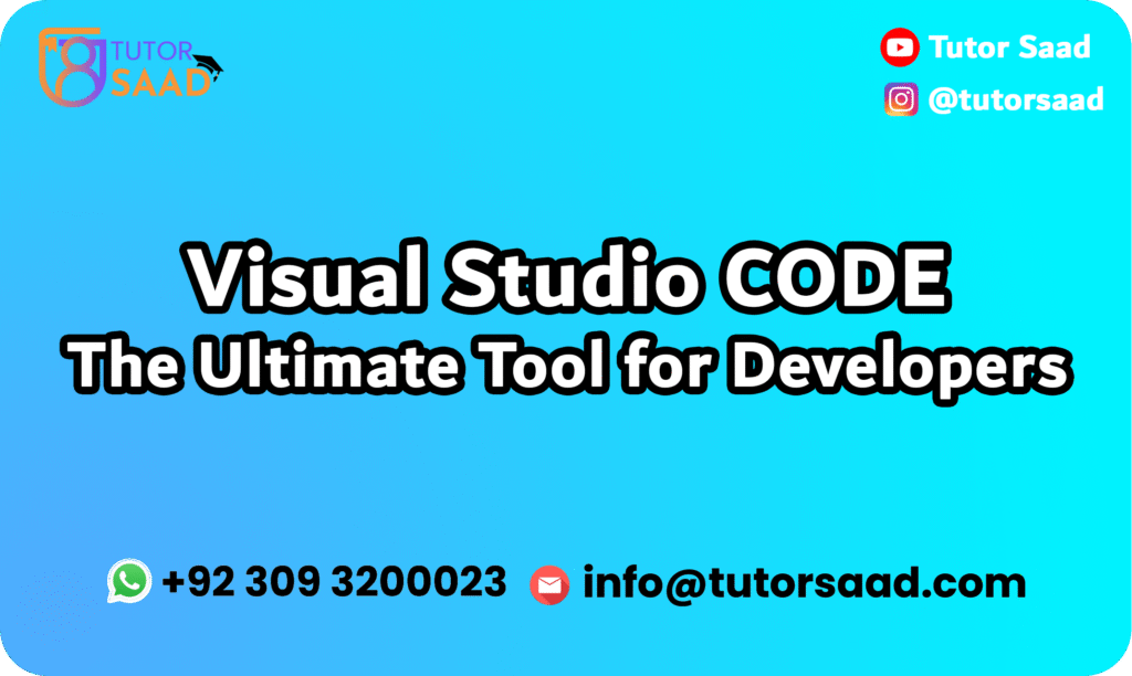 VS Code - Tutor Saad