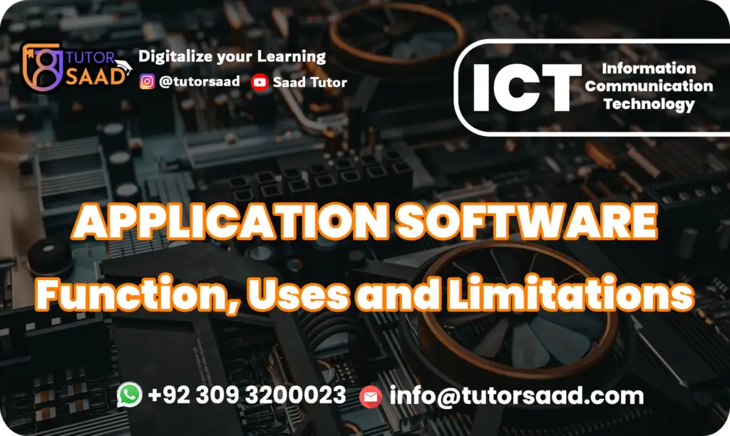 Application Software - Tutor Saad