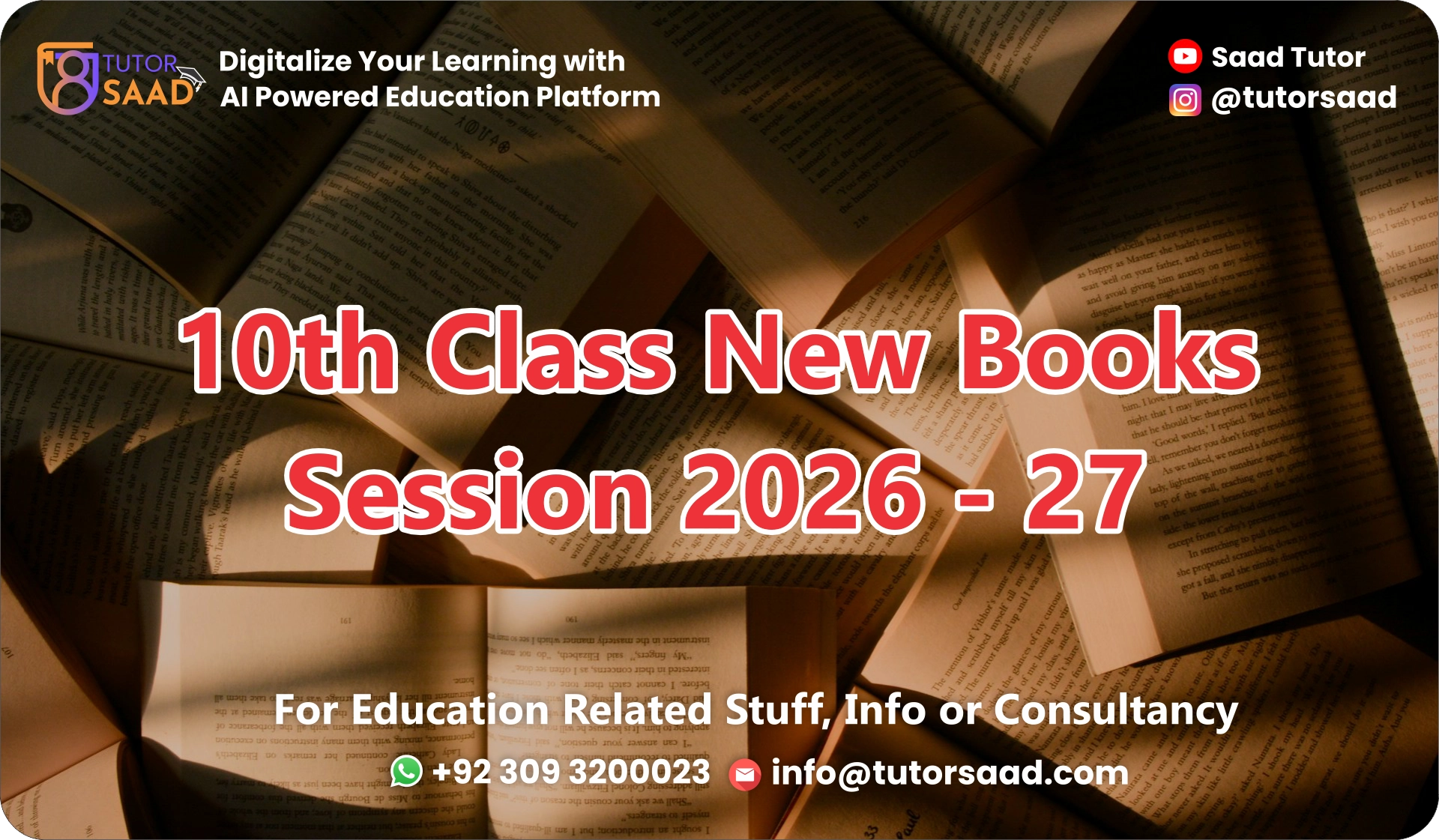 10th New Books Cover 2026, 27 - Tutor Saad